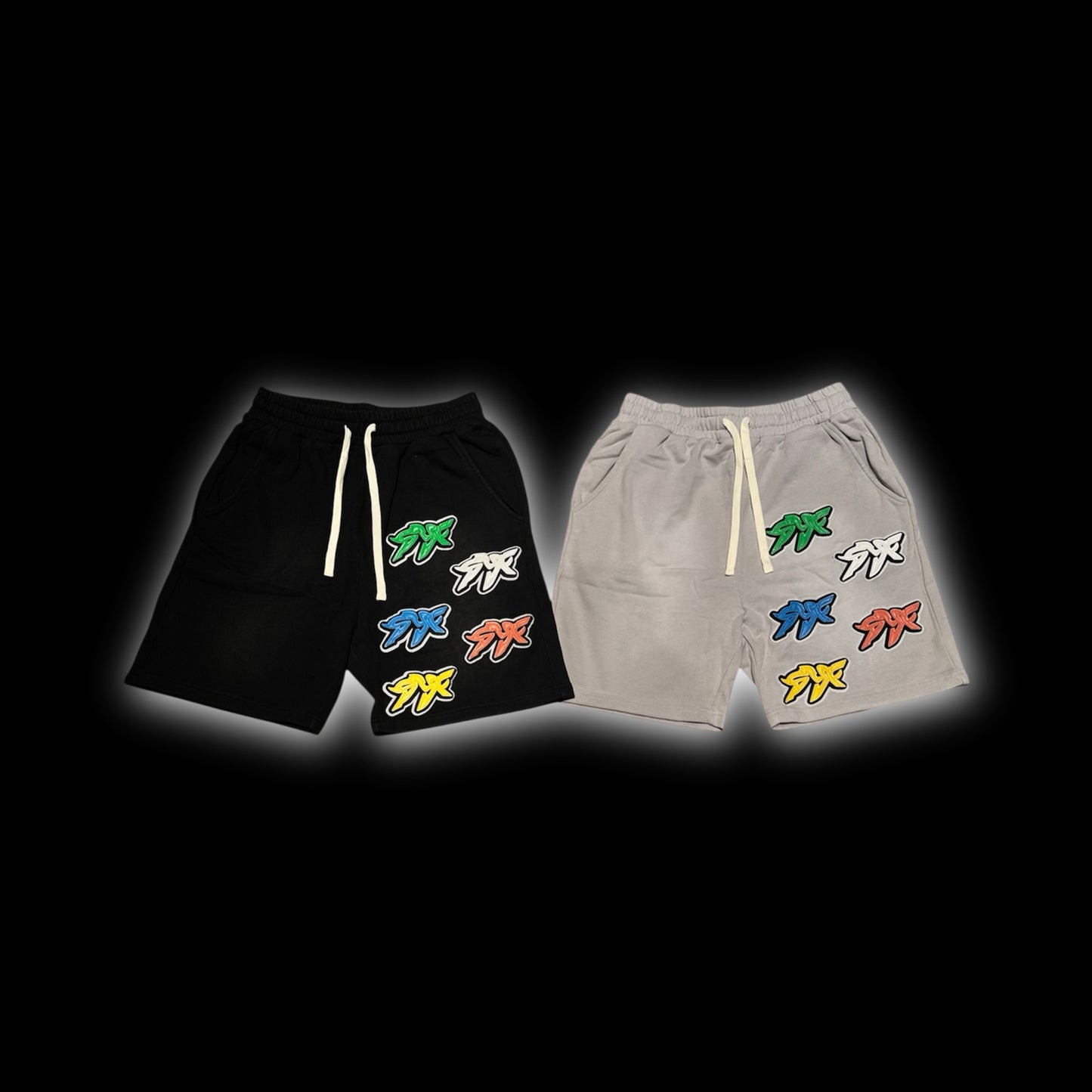 SYF “Leather Patch Shorts”