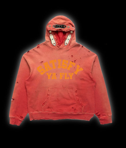 “THRASHED VARSITY” hoodie