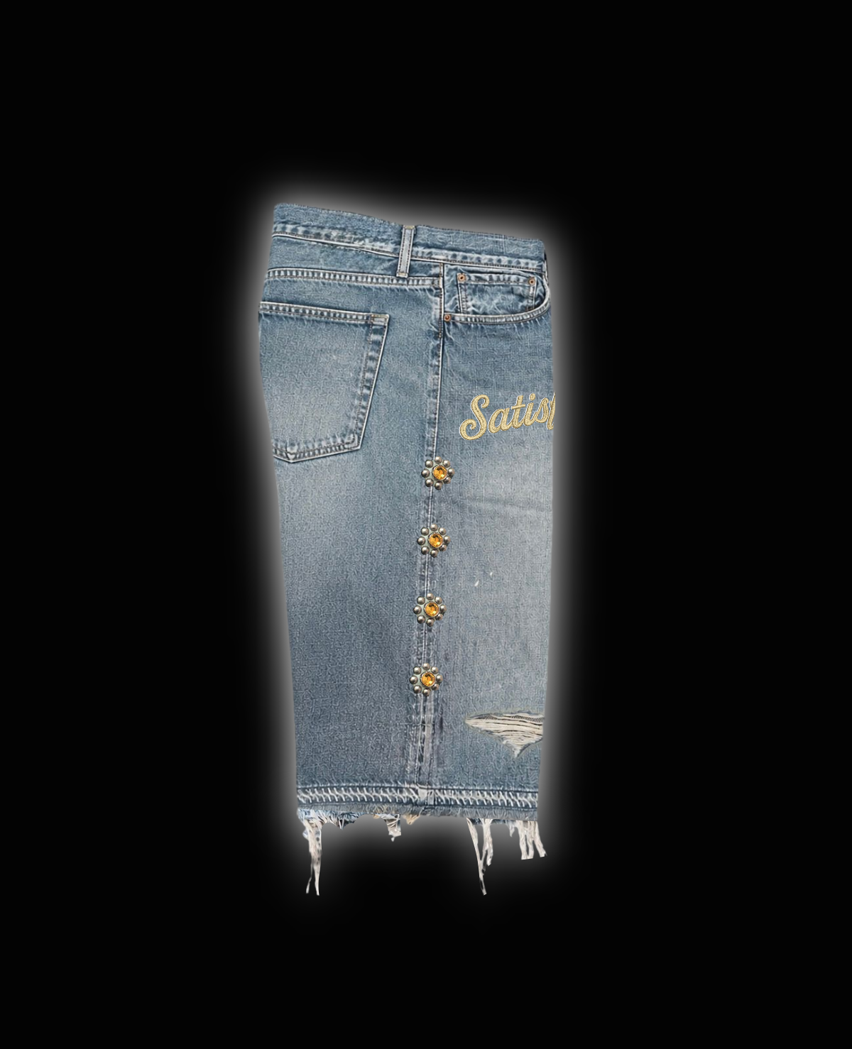 CURSIVE JEAN SHORTS (PRE-ORDER)